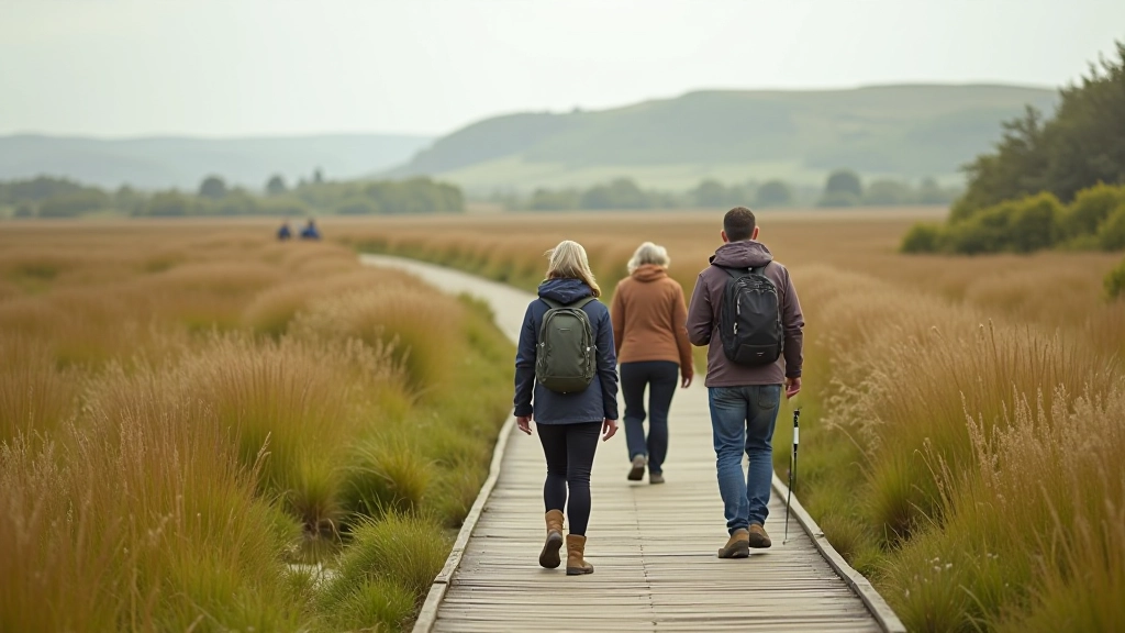 Guided wetland walking experience